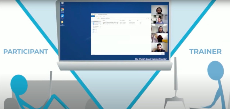 trainer can view and take automatic control of all students